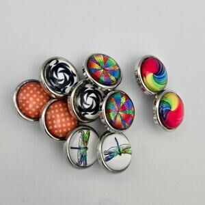 10 Petite Snap Charms Unbranded 12mm Fits Ginger Snap Jewelry